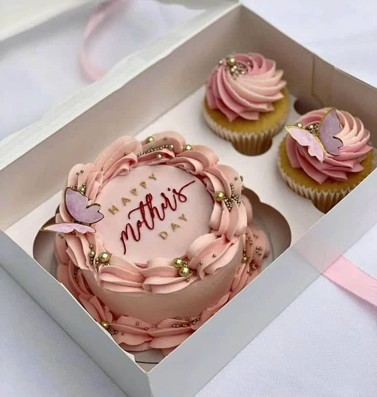 Mother’s Day Blush Pink Butterfly Bento Set