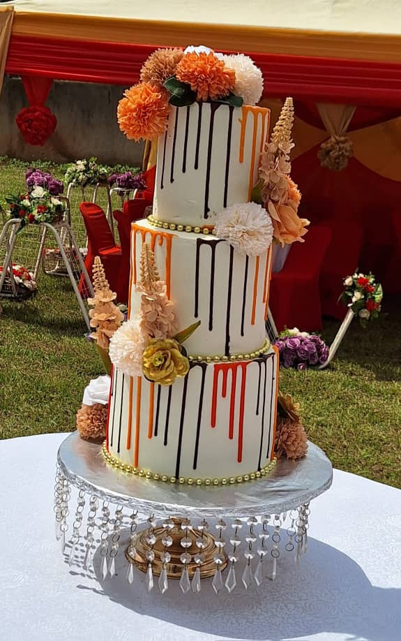 Three Tier Wedding Cake