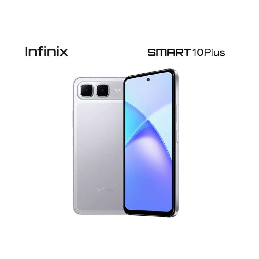 Infinix Smart 10 Plus 6.67" 8GB RAM 128GB ROM 8MP 6000mAh - Sleek Black