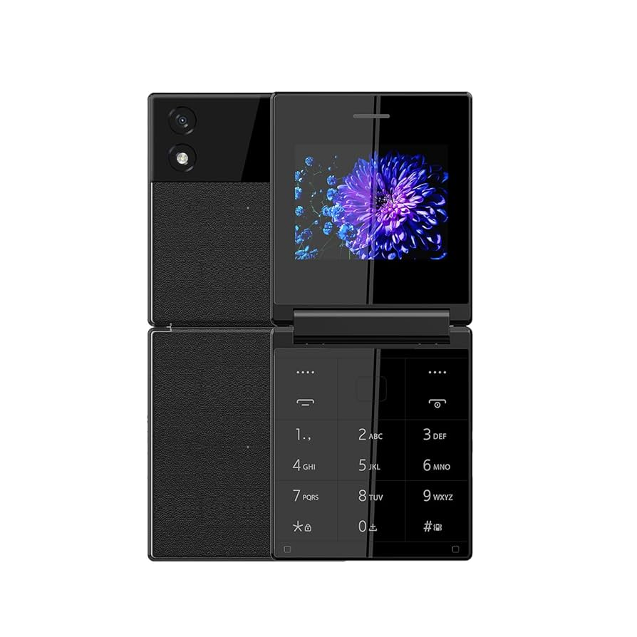 Itel Flip 1 2.4-inch 1200mAh Battery 8MB RAM 8MB ROM 0.08MP Camera – Black