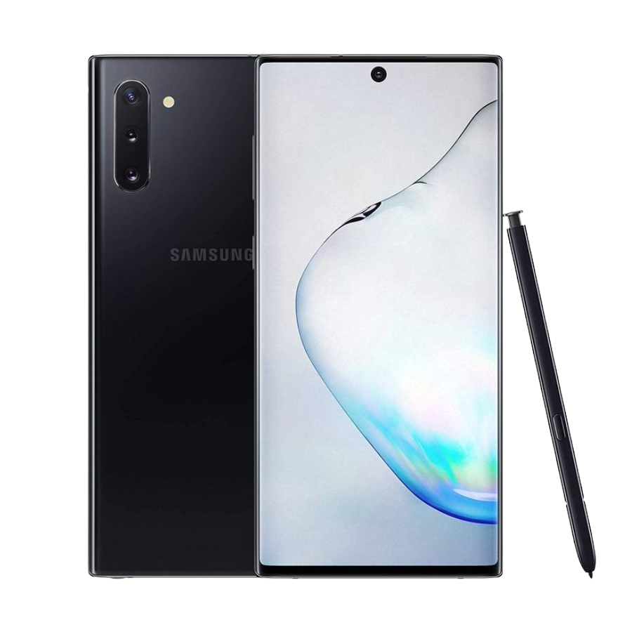 Samsung Galaxy Note 10 - 6.3" 8GB RAM 256GB ROM 12MP Refurbished - Black