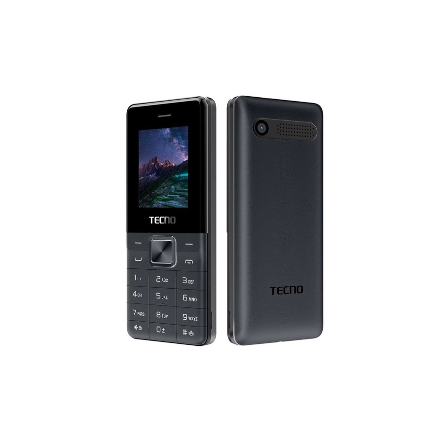 Tecno T485 Music Phone Dual SIM 4000mAh Battery Big Speakers - Black