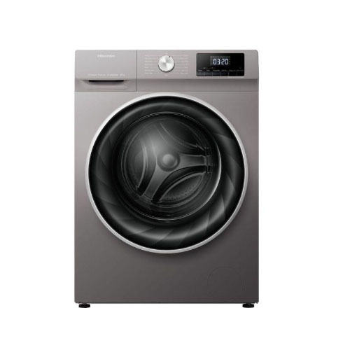 Hisense 9kg Front Loader Washing Machine WFQP9014EVMT - Steam Wash, Smart Control, Titanium Grey